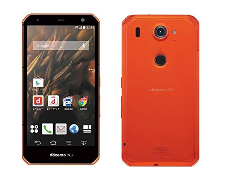 中古 F-52E arrows ライトオレンジ 本体 ドコモ スマホ arrows We2 F-52E ライトオレンジ【RAM4GB/ROM64GB docomo版SIM